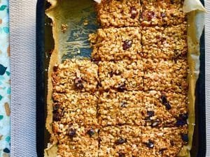 Carrot and Raisin Flapjacks