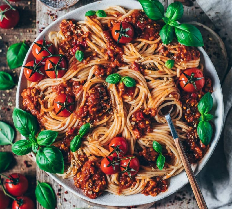 Vegan Spaghetti Bolognease