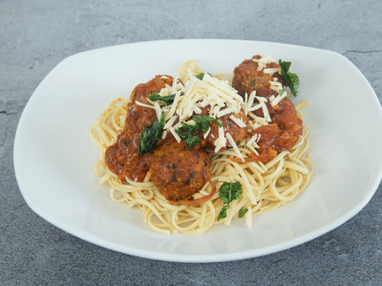 Spaghetti With Vegan Meatballs