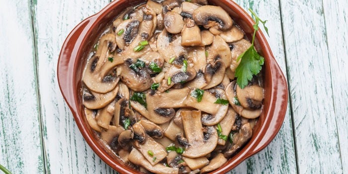 mushrooms in bowl