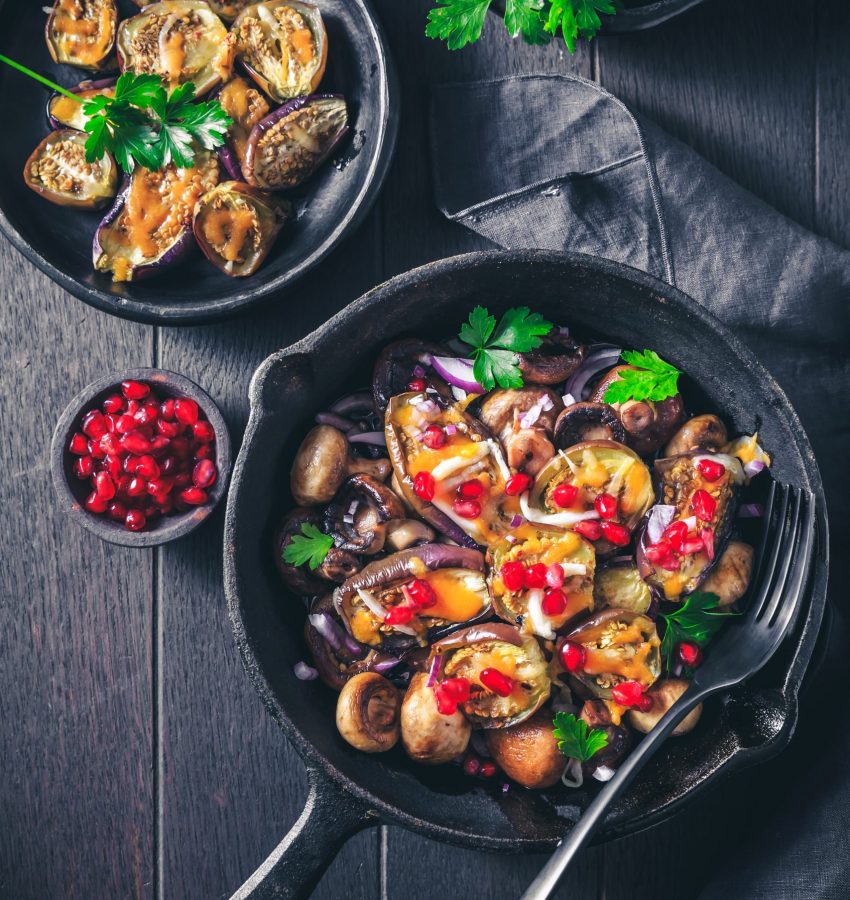 baked small eggplants stuffed with mushrooms and 2021 12 09 02 32 07 utc