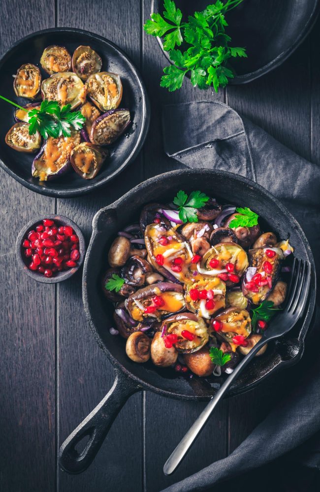 baked small eggplants stuffed with mushrooms and 2021 12 09 02 32 07 utc