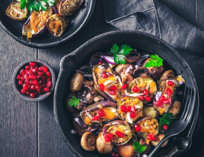 baked small eggplants stuffed with mushrooms and 2021 12 09 02 32 07 utc