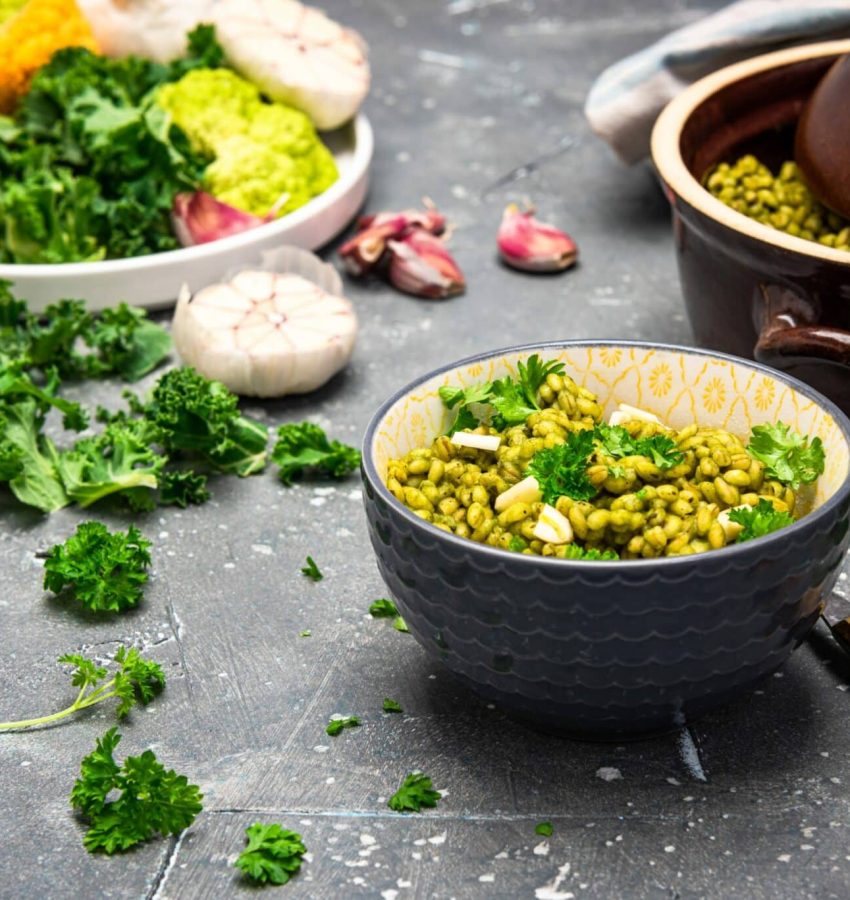 healthy brunch in bowl groats and kale risotto g 2021 08 27 10 47 08 utc
